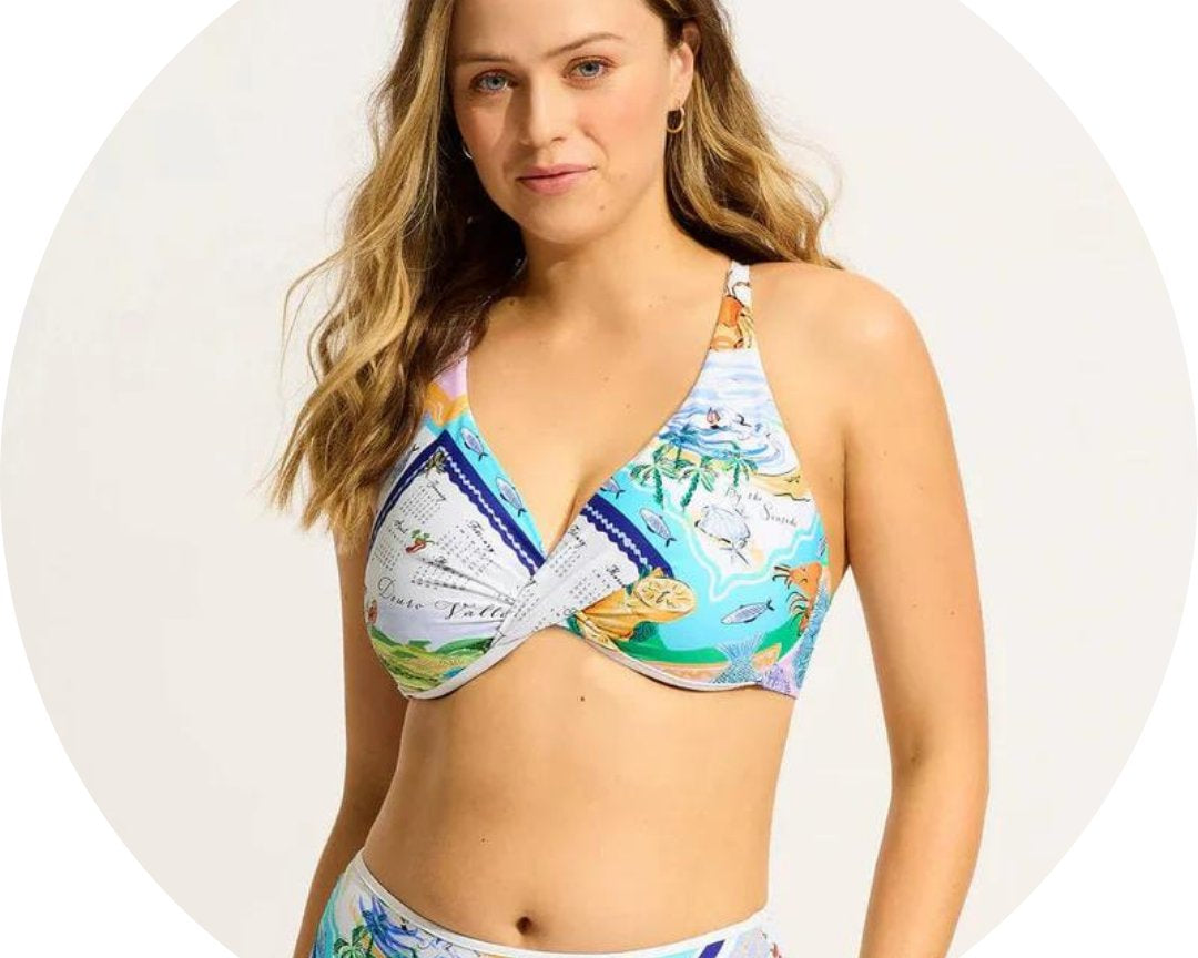 Wrap Front Bikini Tops