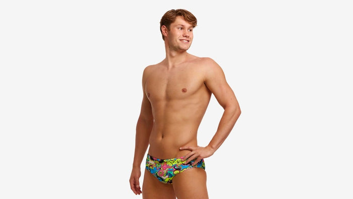 Men's Classic Briefs - Smash Mouth - Funky Trunks - Splash Swimwear  - funky trunks, mens, mens swimwear, trunks - Splash Swimwear 