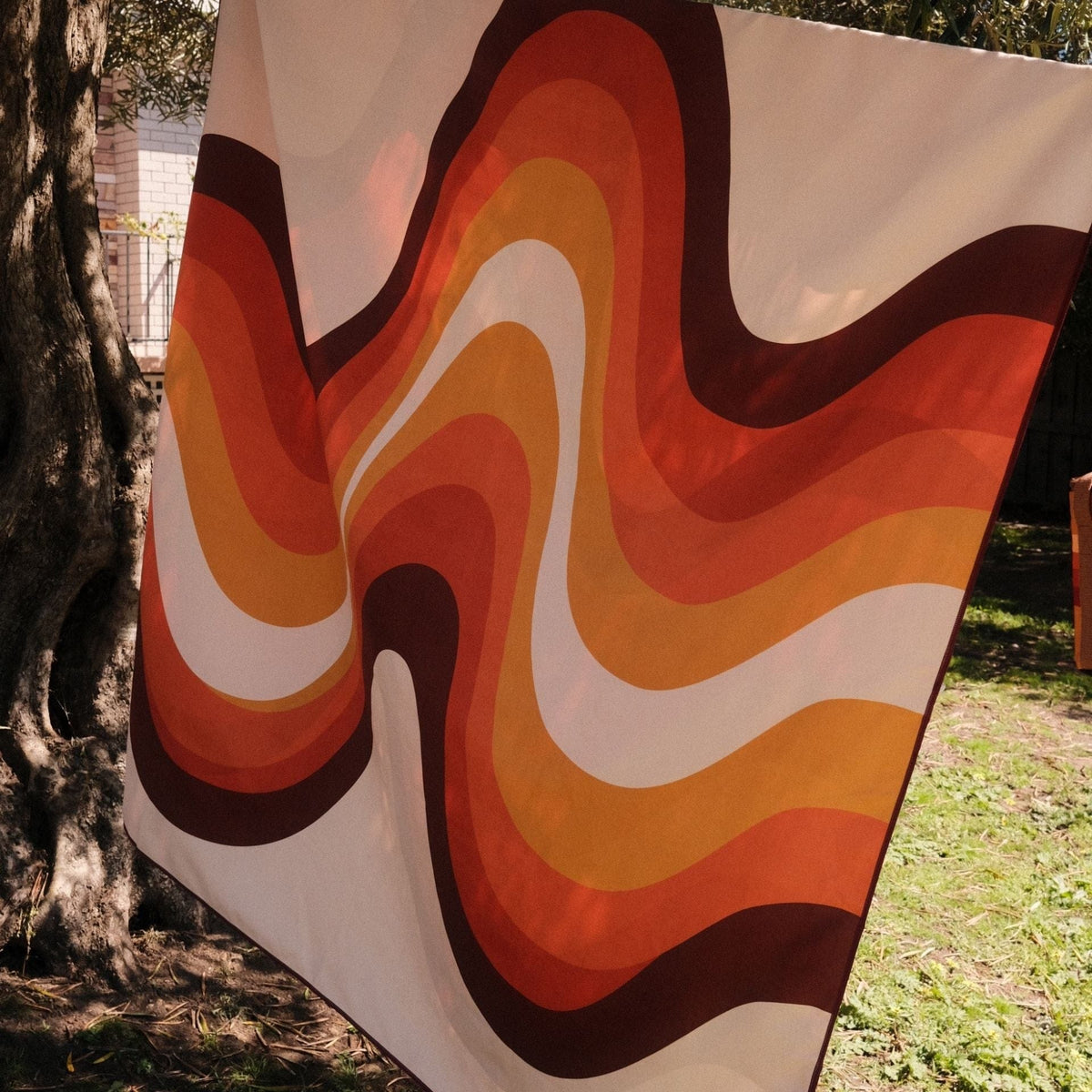 Somerside XL Stevie Sand Free Beach Towel, lifestyle view