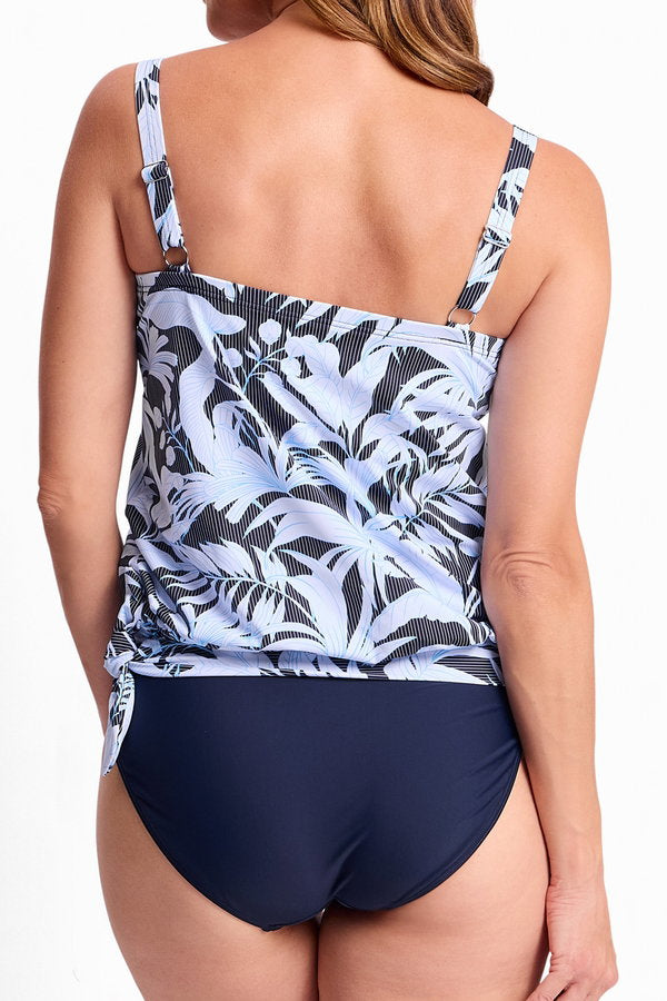 Jantzen Laguna Bandeau Blouson Singlet - Navy