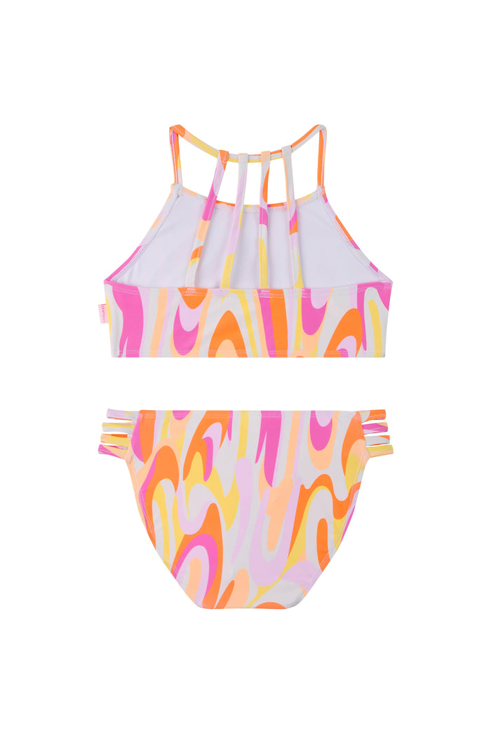 Summer Solstice Strappy Bikini - Colour Pop Print - Seafolly Girls - Splash Swimwear  - Girls 8-14, girls 8-16, Girls bikini, May23, new arrivals, new girls, new kids, new swim, Seafolly Girls - Splash Swimwear 