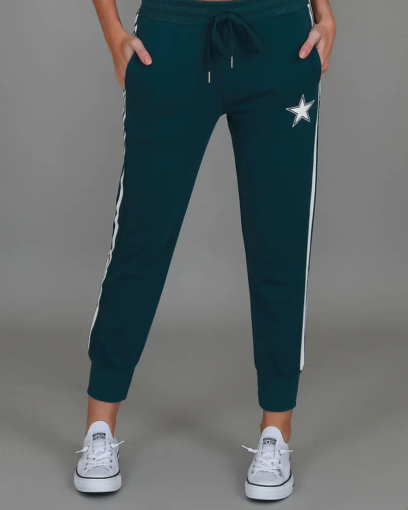 3rd Story 3rd Story Gerry Superstar Stripe Sweatpants 1617-1645 3rd Story Gerry Superstar Stripe Sweatpants Splash Swimwear Pants Teal / S