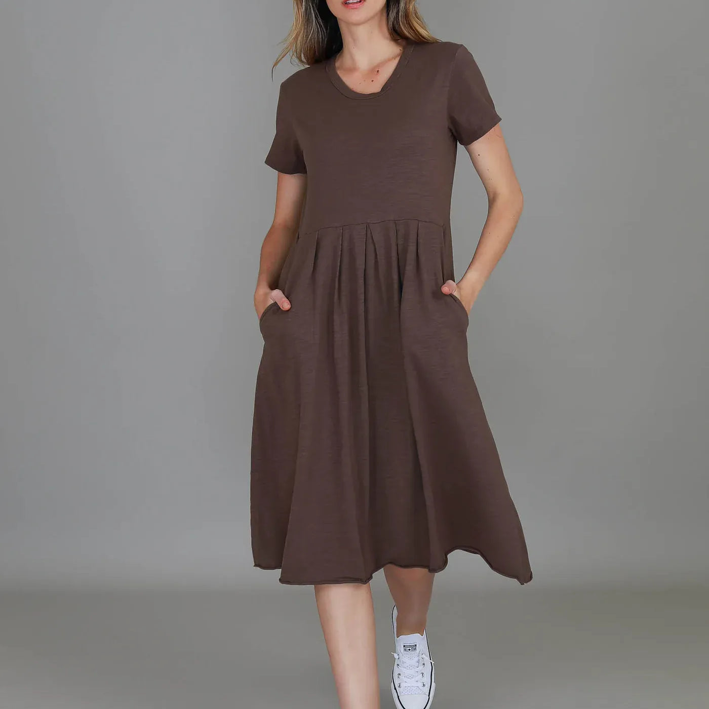 3rd Story 3rd Story Nala Dress 2003 3rd Story Nala Dress Splash Swimwear Dress Coffee / XS