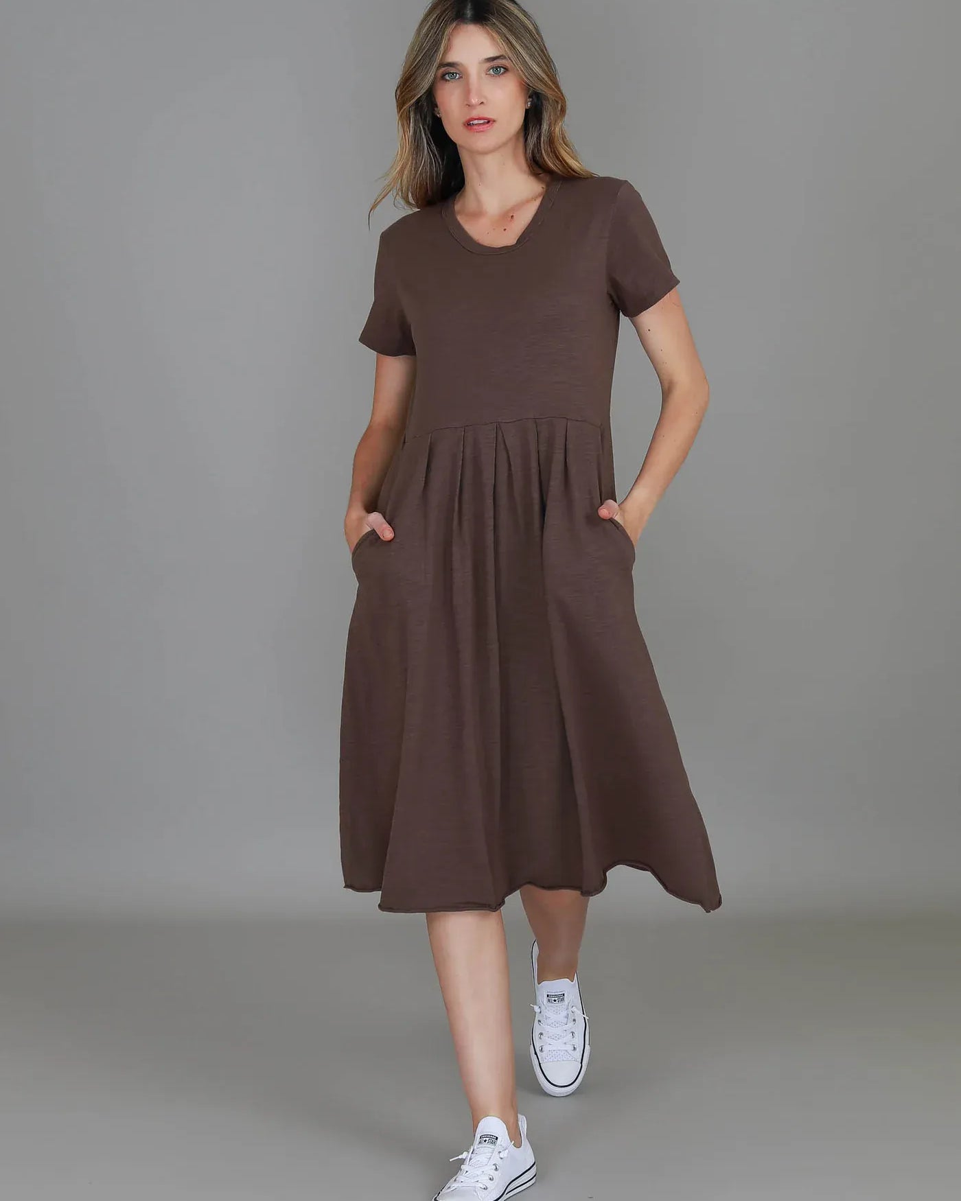 3rd Story 3rd Story Nala Dress 2003 3rd Story Nala Dress Splash Swimwear Dress Coffee / XS