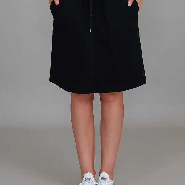 3rd Story 3rd Story Pisces Drawstring Chino Skirt 2038 3rd Story Pisces Drawstring Chino Skirt Splash Swimwear Skirt Black / XS
