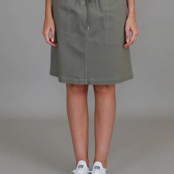 3rd Story 3rd Story Pisces Drawstring Chino Skirt 2038 3rd Story Pisces Drawstring Chino Skirt Splash Swimwear Skirt Khaki / XS