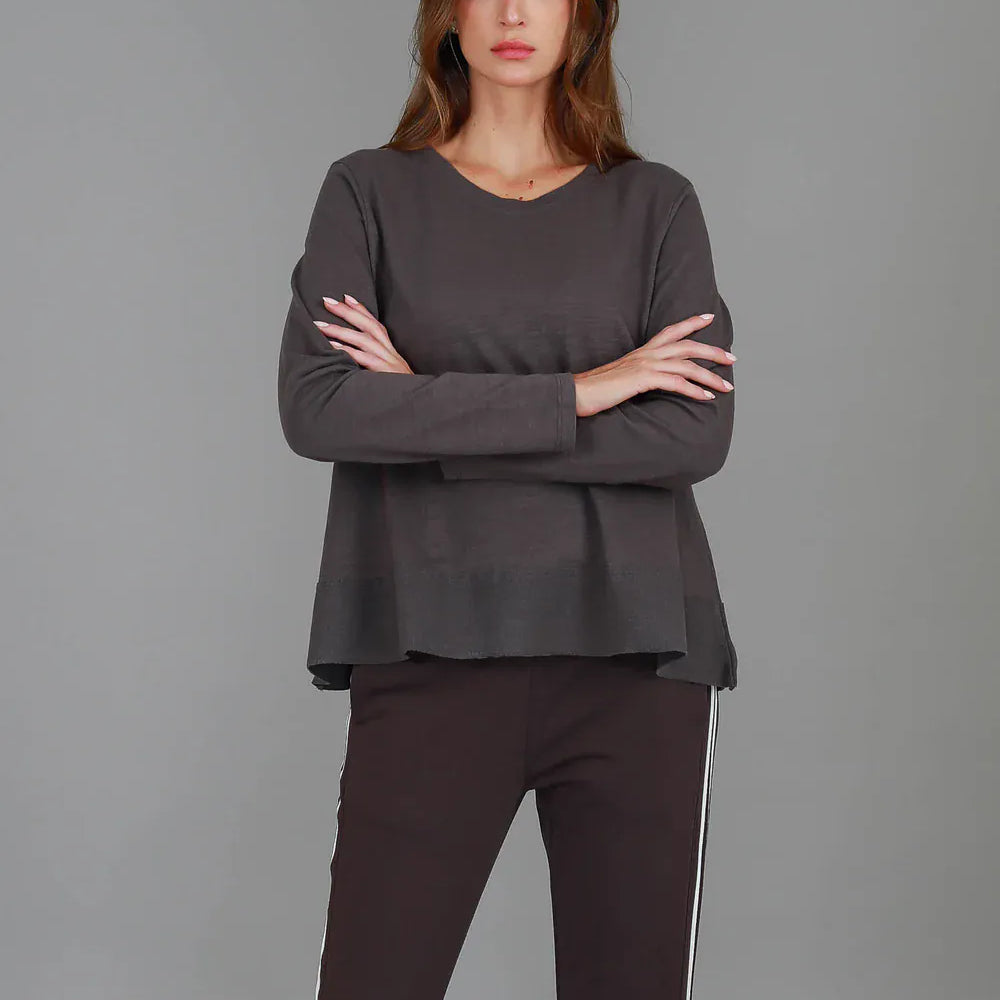 3rd Story 3rd Story Sonya Long Sleeve T - Shirt 2055 3rd Story Sonya Long Sleeve T - Shirt Splash Swimwear T-shirt Espresso / S