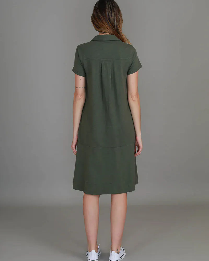 3rd Story 3rd Story Tibby Polo Short Sleeve Dress 3rd Story Tibby Polo Short Sleeve Dress Splash Swimwear Dress