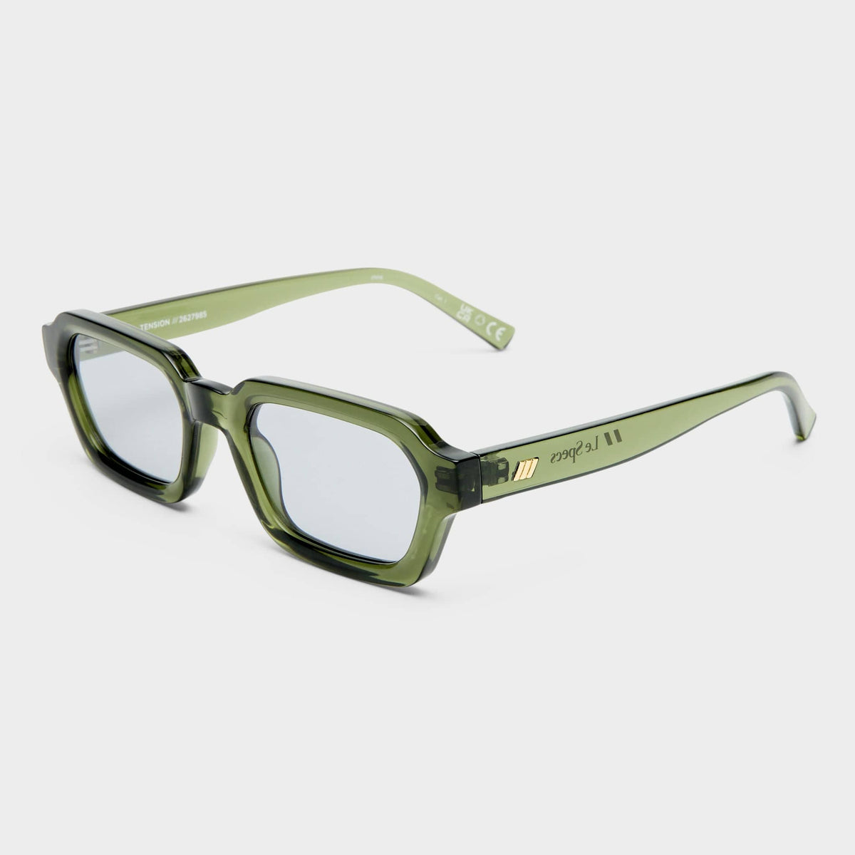 Le Specs Tension + sunglasses in Khaki