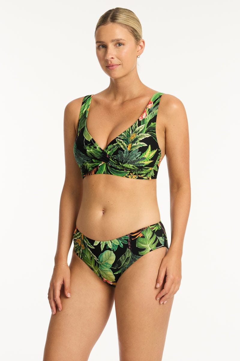 Lotus Cross Front Multifit Bra - Sea Level - Splash Swimwear  - Bikini Tops, May25, new arrivals, new swim, sea level - Splash Swimwear 