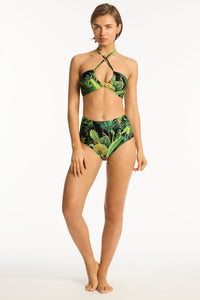 Lotus Halter Bandeau -  - Splash Swimwear  - Bikini Tops, May25, new arrivals, new swim, sea level - Splash Swimwear 