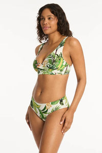 Lotus Mid Bikini Pant - Sea Level - Splash Swimwear  - bikini bottoms, May25, new arrivals, new swim, sea level - Splash Swimwear 