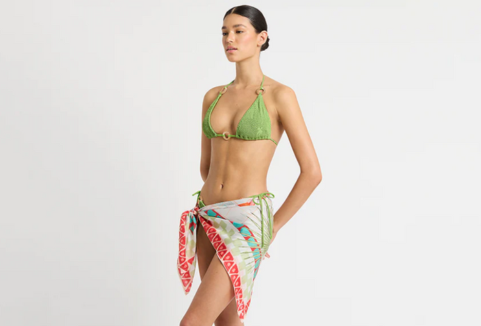 Kaia Sarong - Lobster Print - Bond Eye - Splash Swimwear  - bond eye, Jan24, new arrivals, new swim, Sarongs, women swimwear - Splash Swimwear 