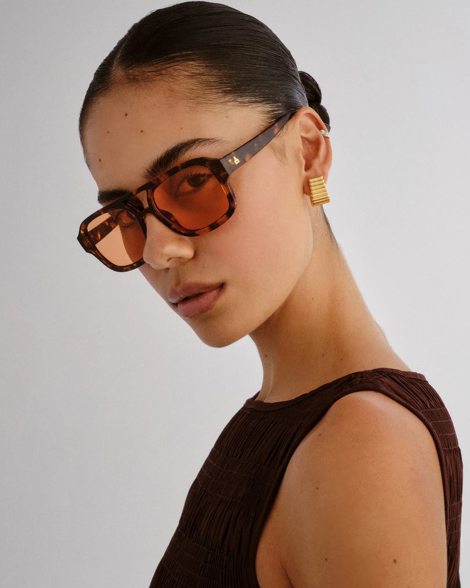 Aire AIRE Aquarius Sunnies AIRE Aquarius Sunnies Splash Swimwear Sunnies Rich Amber Tort 9324976442727