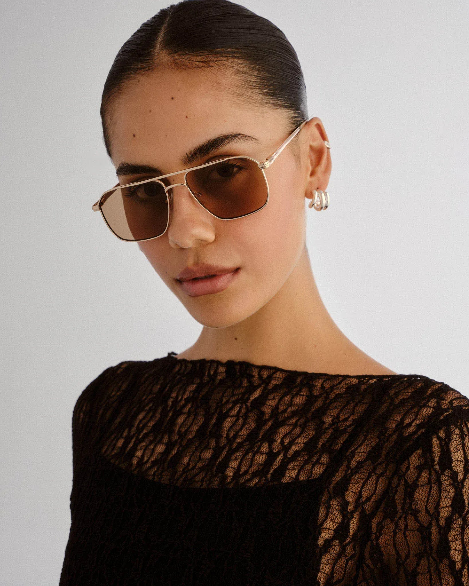 Aire AIRE Equator Sunnies - Gold/Tan Hazel Tint AIR2542326 Aire Whirlpool Sunnies - Black Splash Swimwear Sunnies 9324976438843