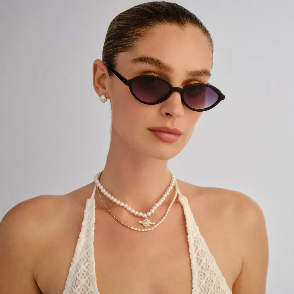 Aire AIRE Pyxis Sunnies - Black AIR2542316 Le Specs Whirlpool Sunnies - Chocolate Splash Swimwear Sunnies 9324976438744