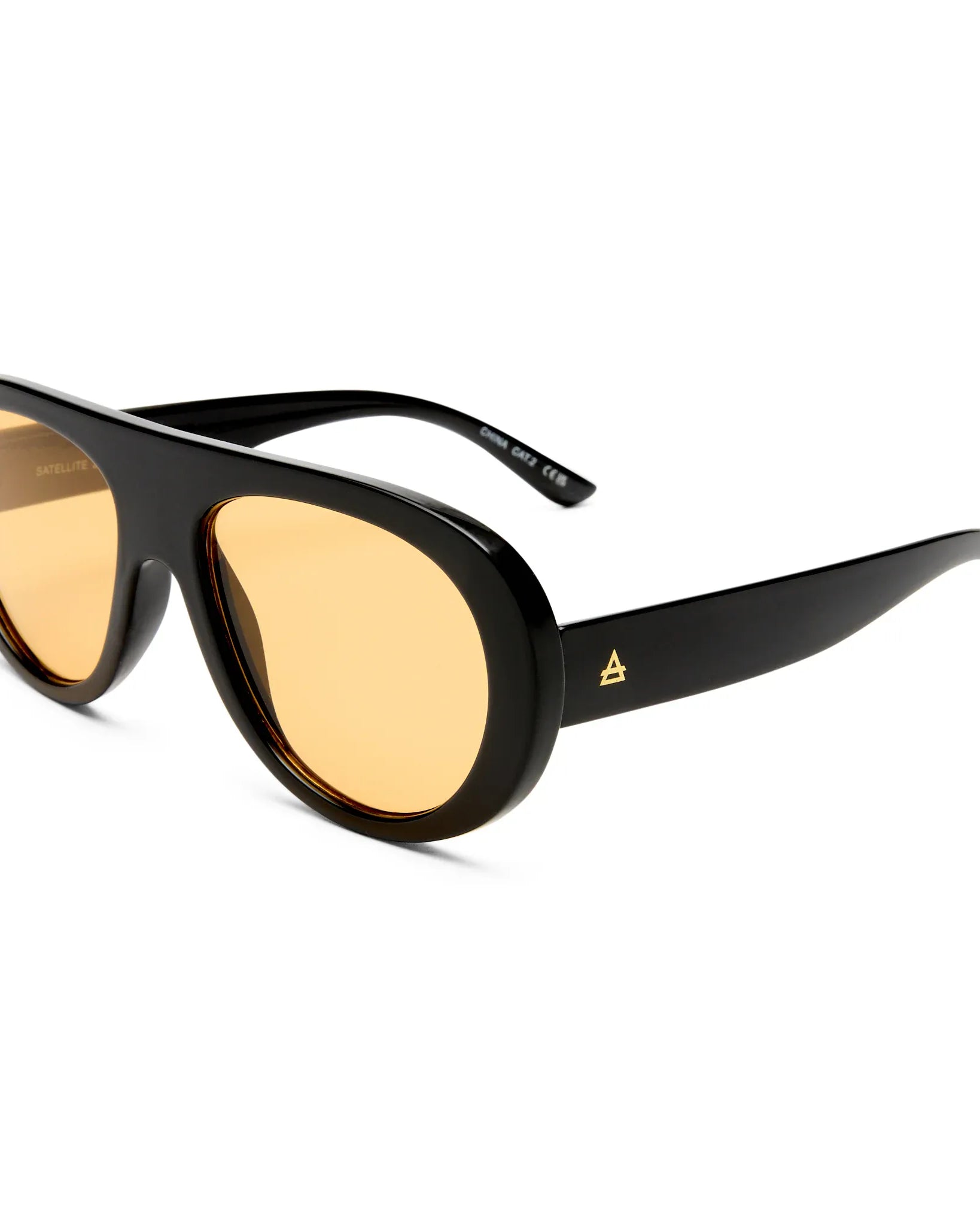 Aire AIRE Satellite Sunnies - Black Amber Tint AIR2612346 Aire Whirlpool Sunnies - Black Splash Swimwear Sunnies 9324976443175