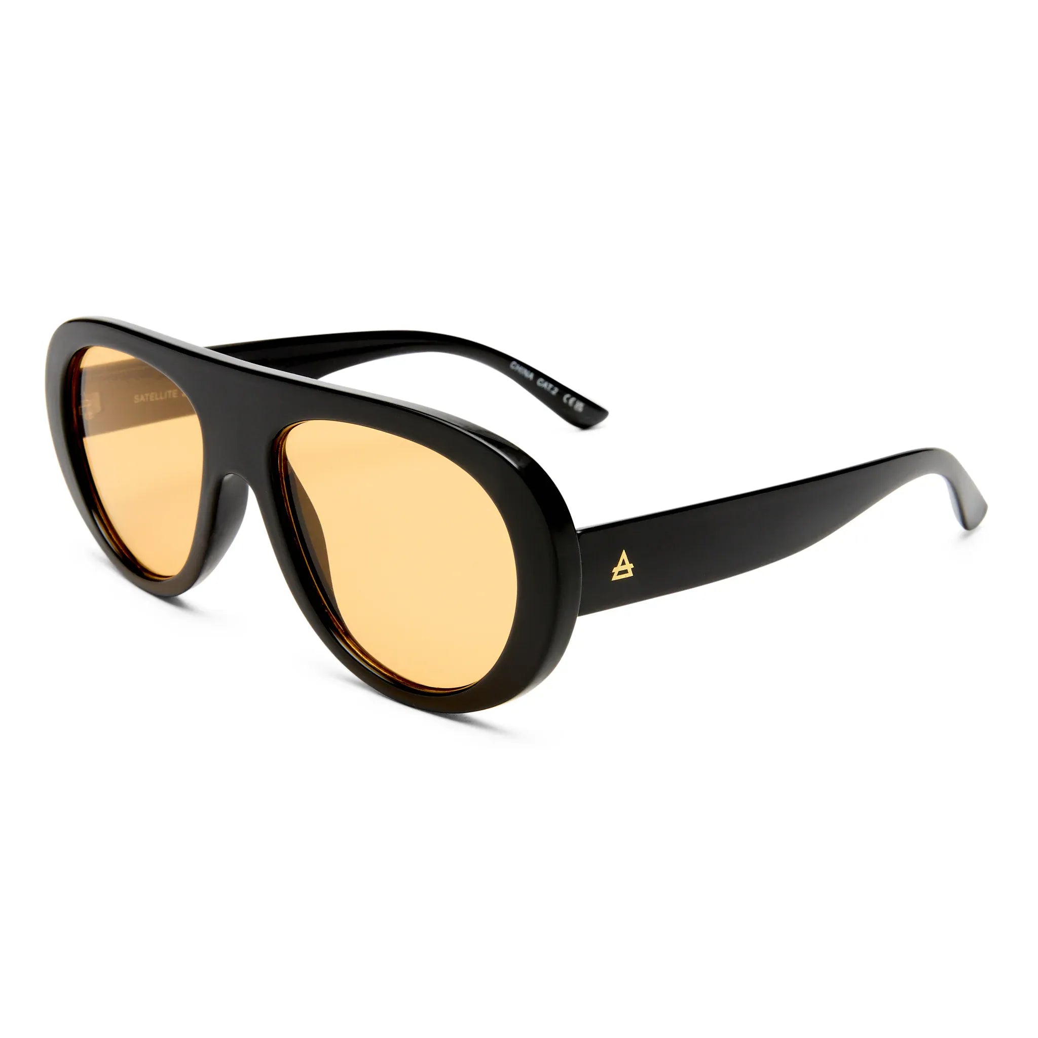 Aire AIRE Satellite Sunnies - Black Amber Tint AIR2612346 Aire Whirlpool Sunnies - Black Splash Swimwear Sunnies 9324976443175