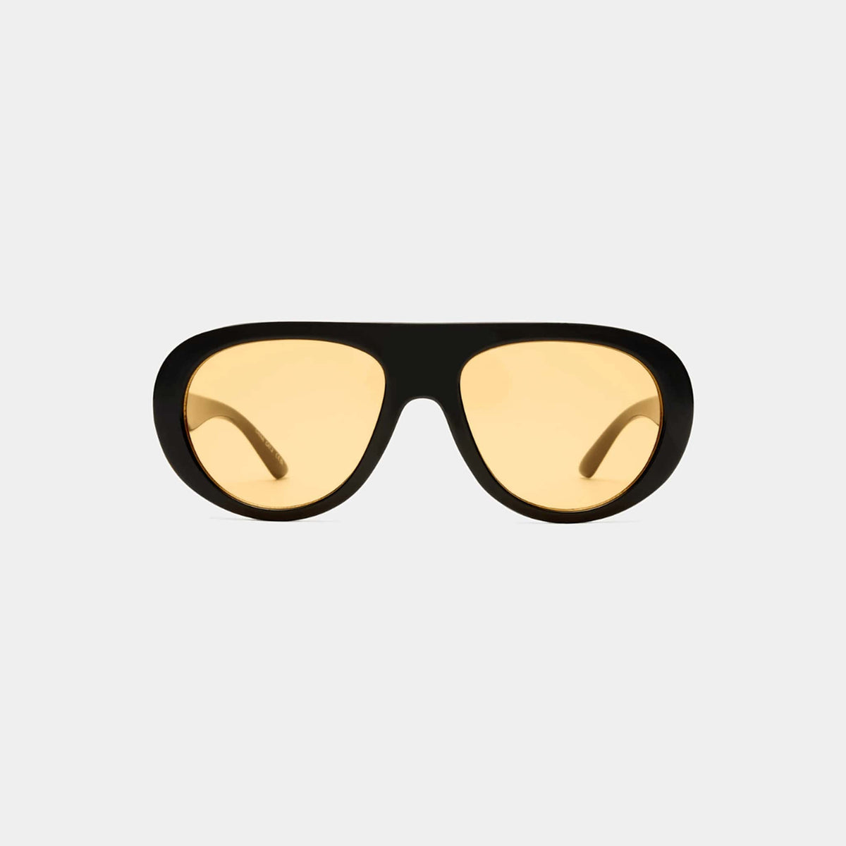 Aire AIRE Satellite Sunnies - Black Amber Tint AIR2612346 AIRE Satellite Sunnies - Black Amber Tint Splash Swimwear Sunnies 9324976443175