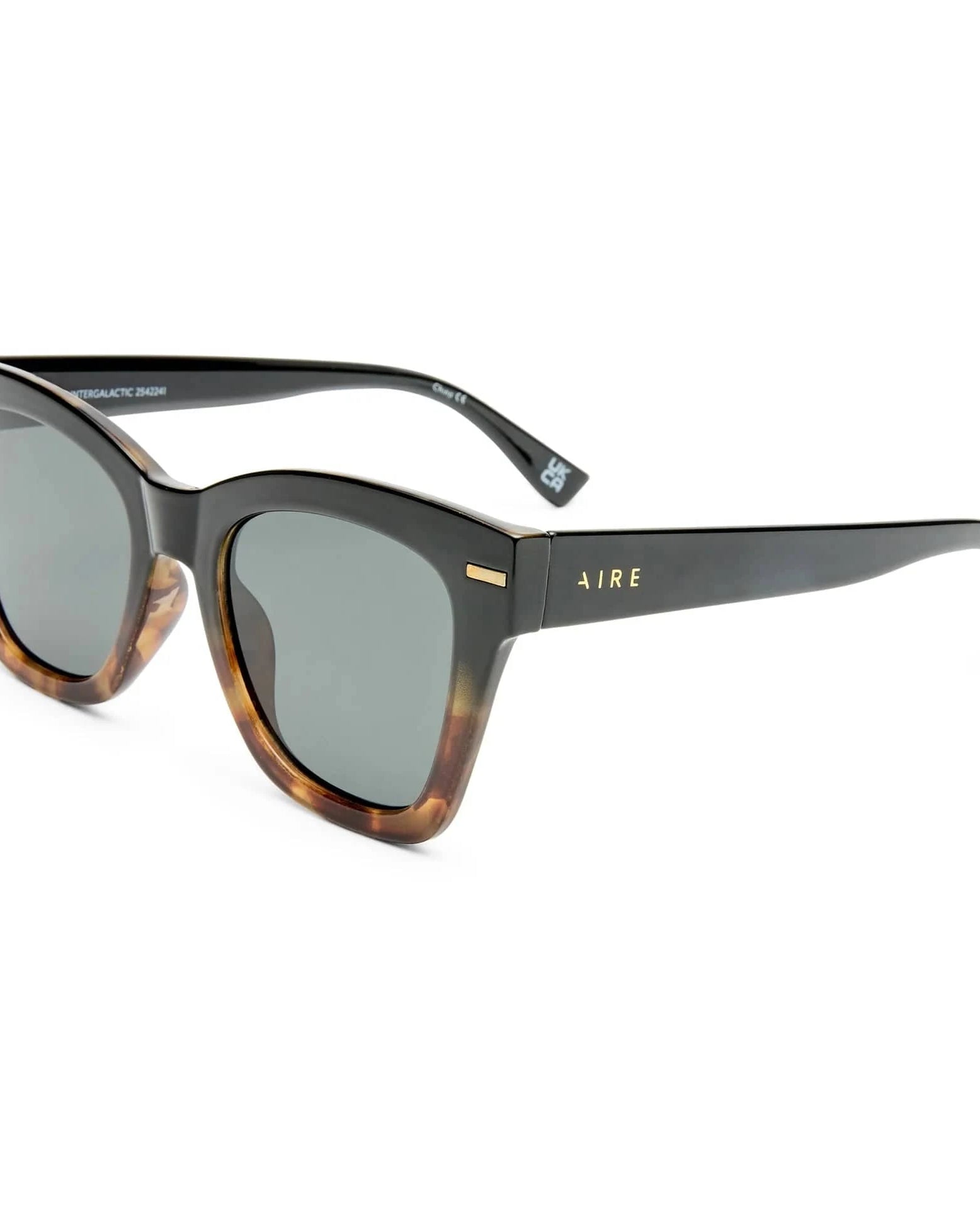 Aire Intergalactic Sunnies - Black Tort Spice AIR2542241 AIRE Persei Sunnies - Dark Tort Polarised Splash Swimwear Sunglasses 9324976431233