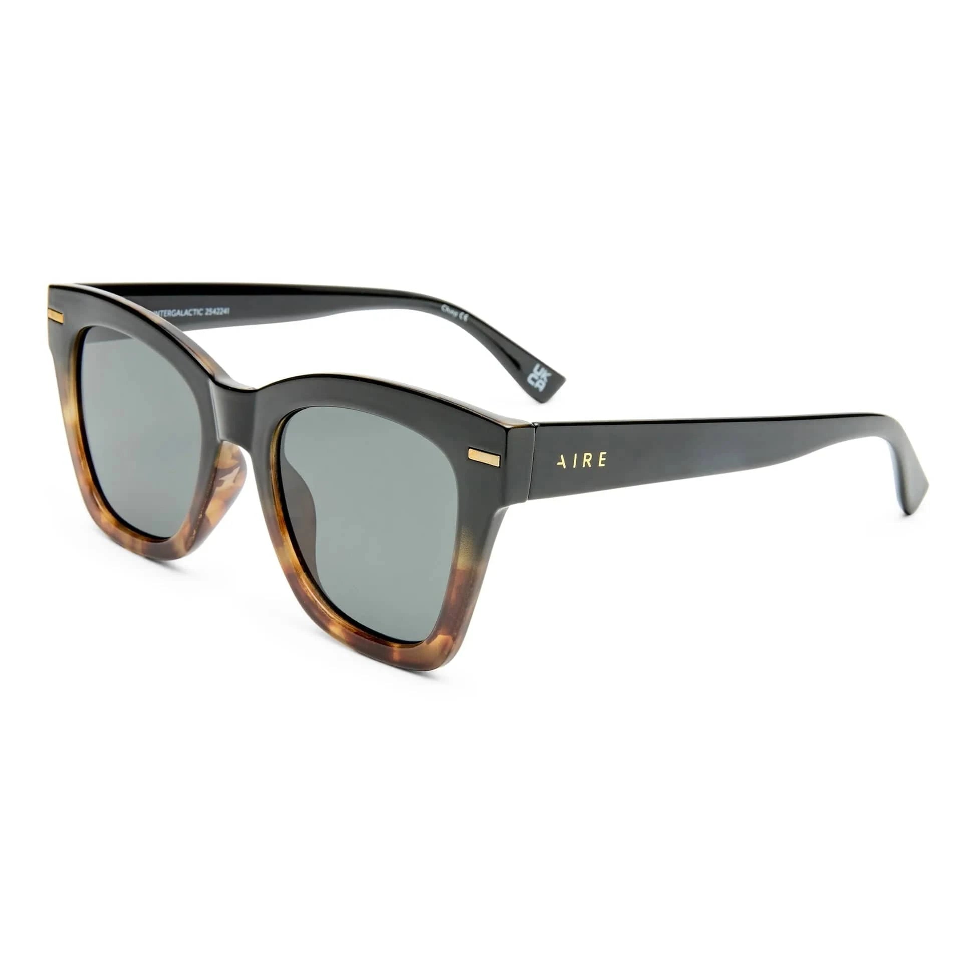 Aire Intergalactic Sunnies - Black Tort Spice AIR2542241 AIRE Persei Sunnies - Dark Tort Polarised Splash Swimwear Sunglasses 9324976431233
