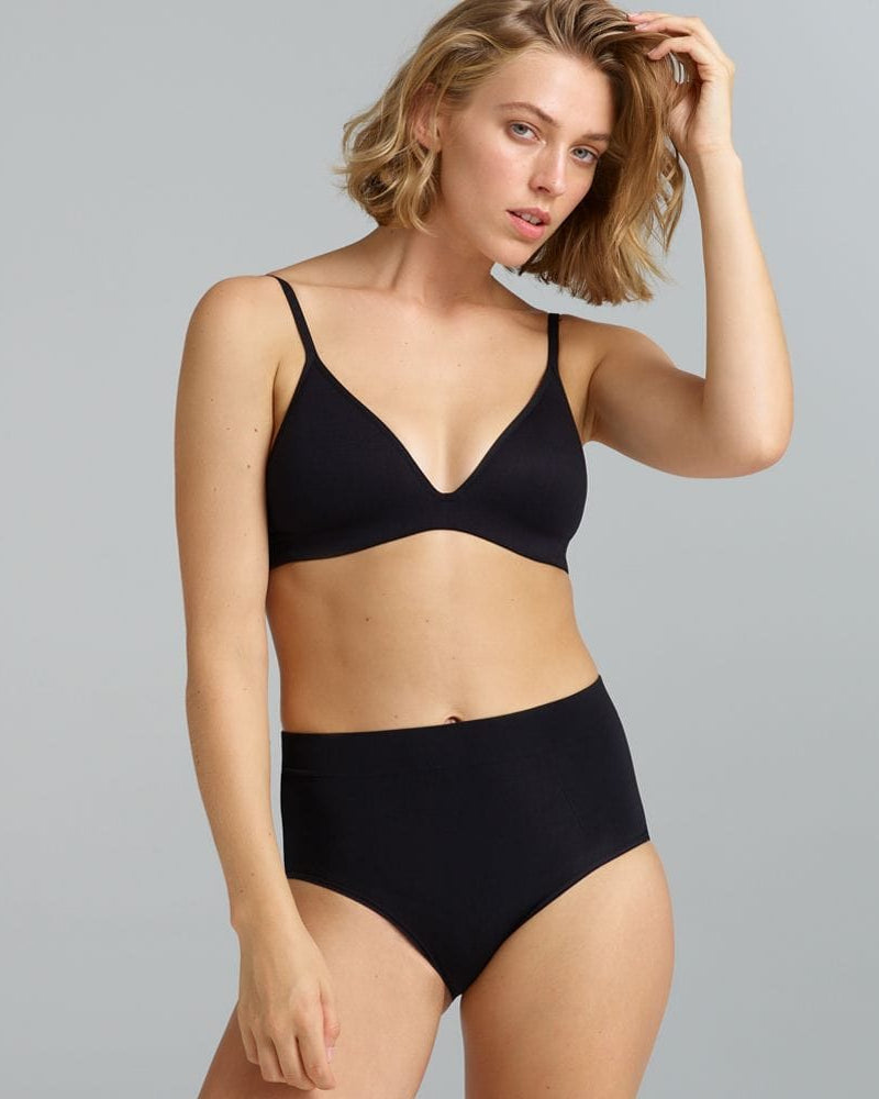 Ambra Power Lite Full Brief AMKFFB Splash Swimwear Lingerie Black / 8/10 9315731323689