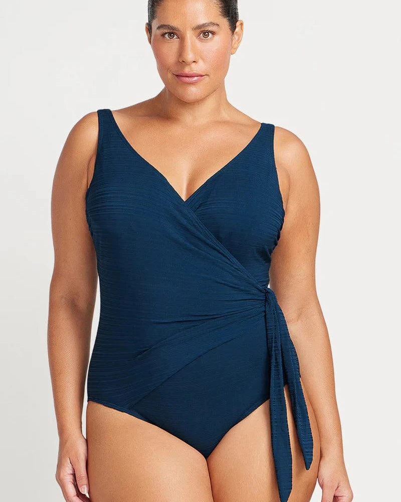 Artesands Artesand Aria Hayes D/DD Underwire One Piece - Navy Artesand Aria Hayes D/DD Underwire One Piece - Navy Splash Swimwear Bikini Bottoms