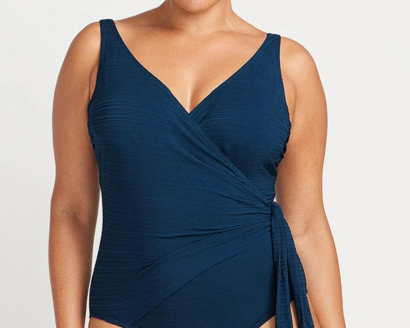 Artesands Artesand Aria Hayes D/DD Underwire One Piece - Navy Artesand Aria Hayes D/DD Underwire One Piece - Navy Splash Swimwear Bikini Bottoms