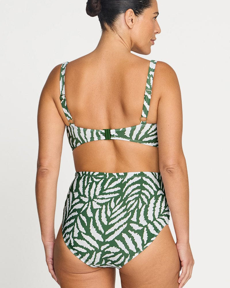 Artesands Artesands Alabastron Delacroix Cross Over Bikini Top - Olive Artesands Alabastron Delacroix Cross Over Bikini Top Olive Splash Swimwear Bikini Tops