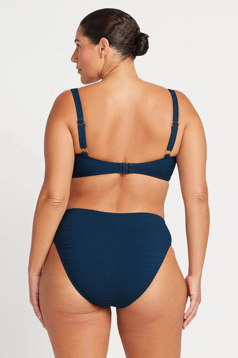 Artesands Artesands Aria Monet Curve Fit Mid Rise Swim Pant - Navy Artesands Aria Monet Curve Fit Mid Rise Swim Pant - Navy Splash Swimwear Bikini Bottoms