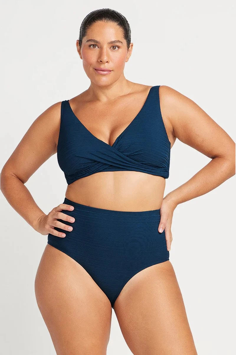 Artesands Artesands Aria Renoir High Waist Swim Pant - Navy Artesands Aria Renoir High Waist Swim Pant - Navy Splash Swimwear Bikini Bottoms