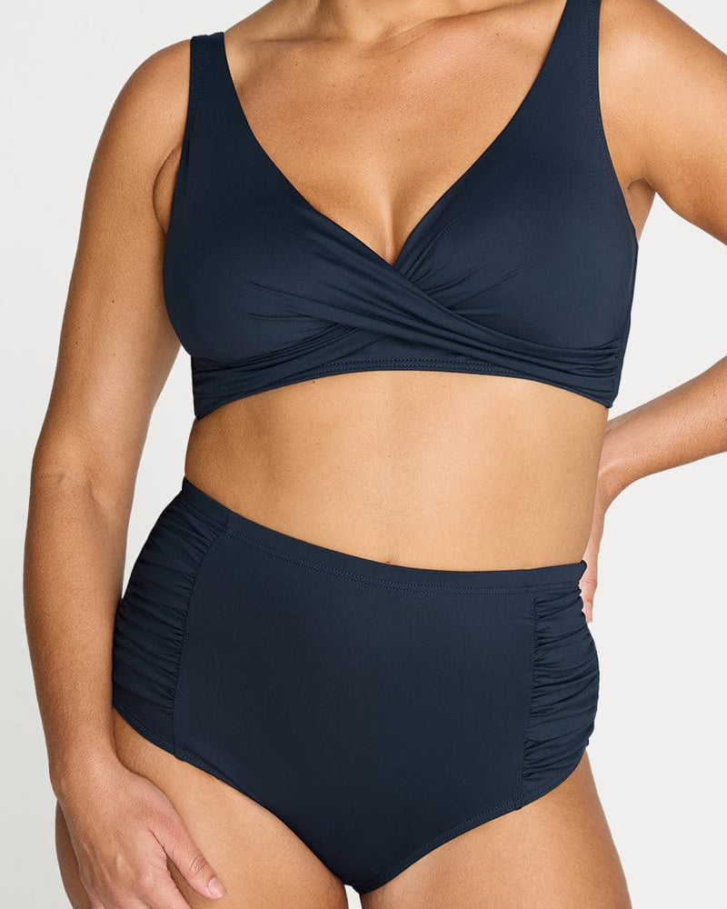 Artesands Artesands Hues Rouched Side High Waist Pant Artesands Hues Rouched Side High Waist Pant | Australia Splash Swimwear Bikini Bottoms