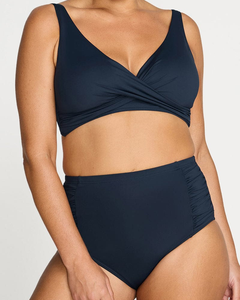 Artesands Artesands Hues Rouched Side High Waist Pant Artesands Hues Rouched Side High Waist Pant | Australia Splash Swimwear Bikini Bottoms
