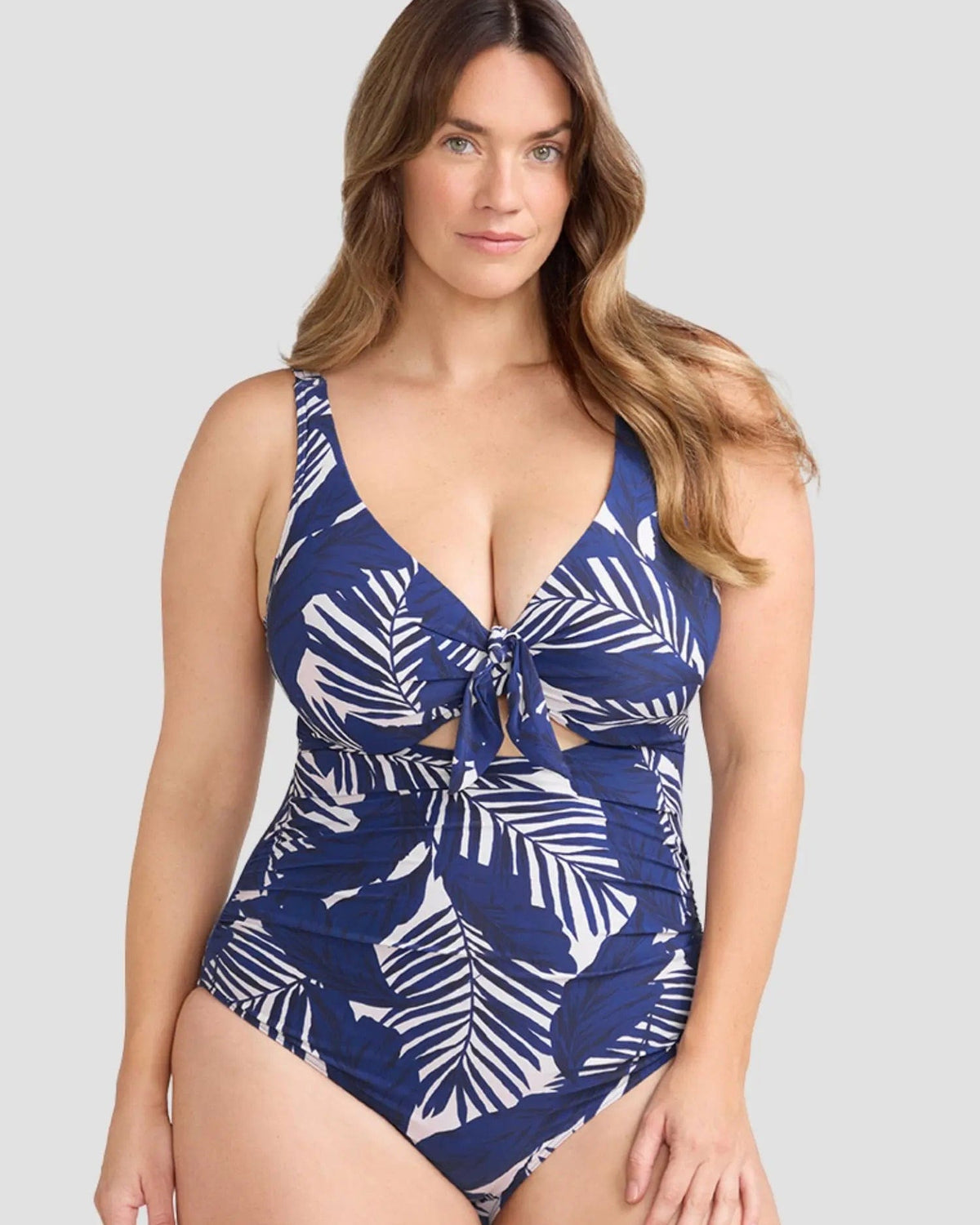 Artesands Artesands Lanthera Cezanne D/DD Underwire One Piece - Navy Peony AT1763LH Artesands Lanthera Cezanne D/DD Underwire One Piece - Navy Peony Splash Swimwear One Piece AU12/US8 9347760795052