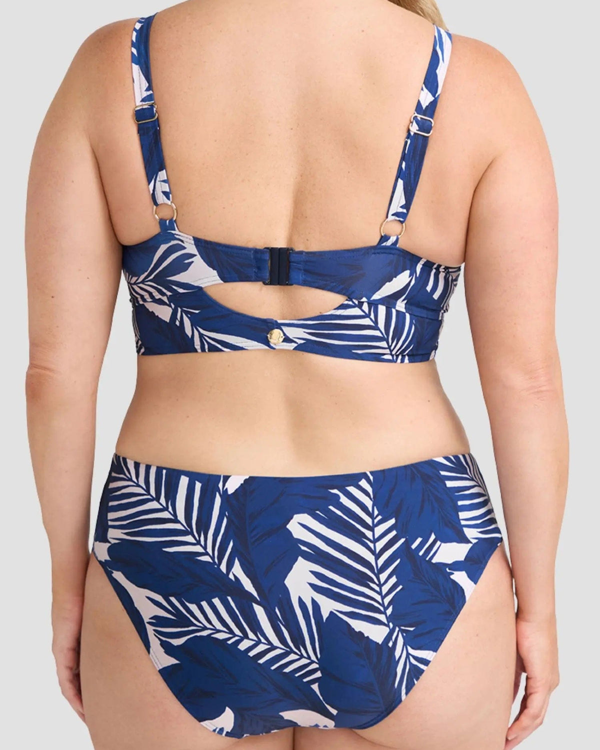 Artesands Artesands Lanthera DeKooning Ruched Swim Pant - Navy Peony Artesands Lanthera DeKooning Ruched Swim Pant - Navy Peony Splash Swimwear Bikini Bottoms