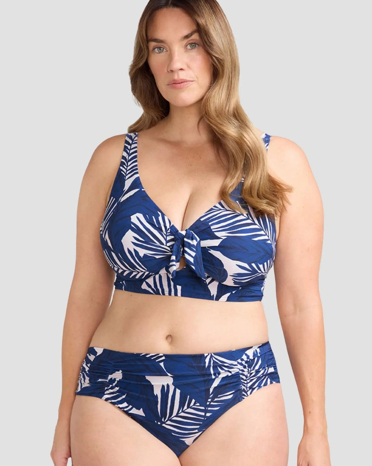 Artesands Artesands Lanthera DeKooning Ruched Swim Pant - Navy Peony AT4378LH Artesands Lanthera DeKooning Ruched Swim Pant - Navy Peony Splash Swimwear Bikini Bottoms AU10/US6 9347760796059