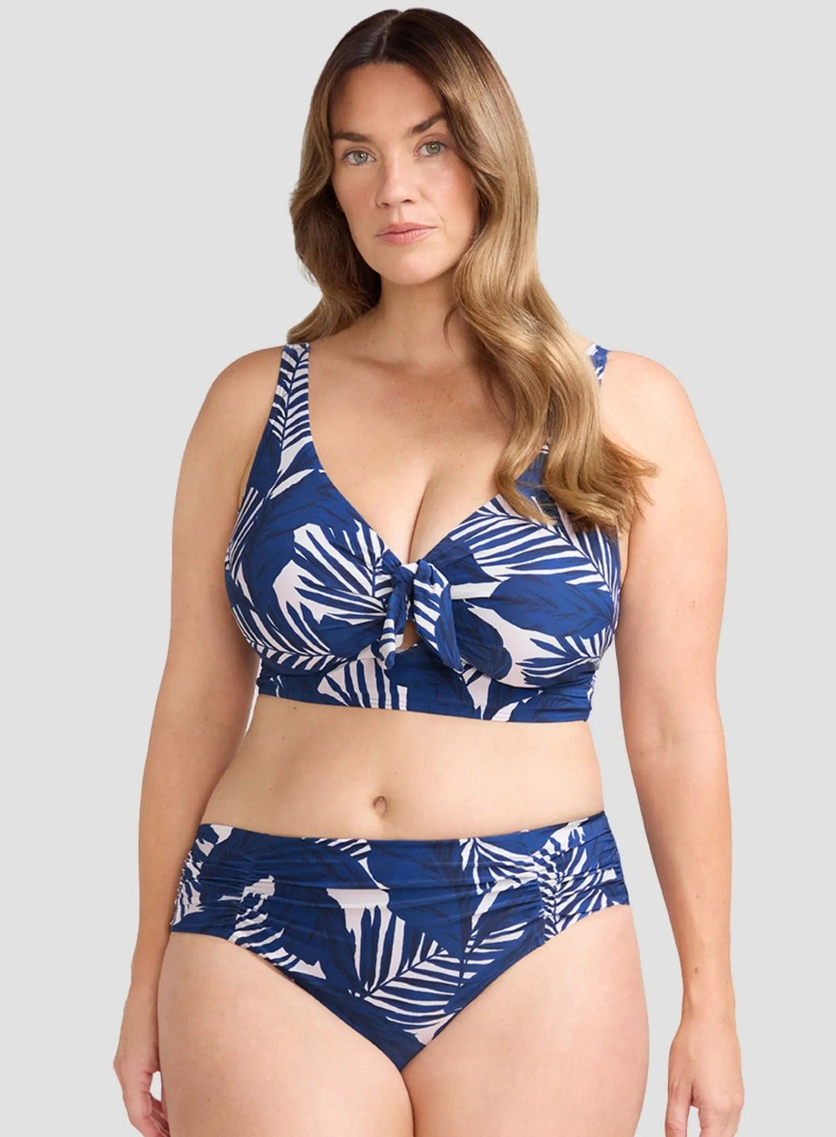 Artesands Artesands Lanthera DeKooning Ruched Swim Pant - Navy Peony AT4378LH Artesands Lanthera DeKooning Ruched Swim Pant - Navy Peony Splash Swimwear Bikini Bottoms AU10/US6 9347760796059