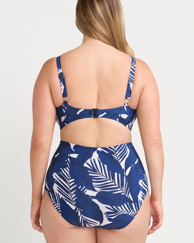 Artesands Artesands Lanthera Delacroix Cross Over Bikini Top - Navy Peony Artesands Lanthera Delacroix Cross Over Bikini Top - Navy Peony Splash Swimwear Bikini Tops