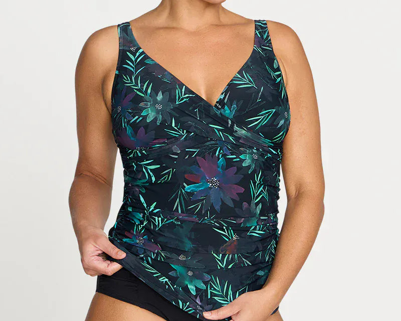 Artesands Artesands Lunafleur Delacroix Cross Over Tankini Top - Navy Artesands Lunafleur Delacroix Cross Over Tankini Top - Navy Splash Swimwear Tankini Tops