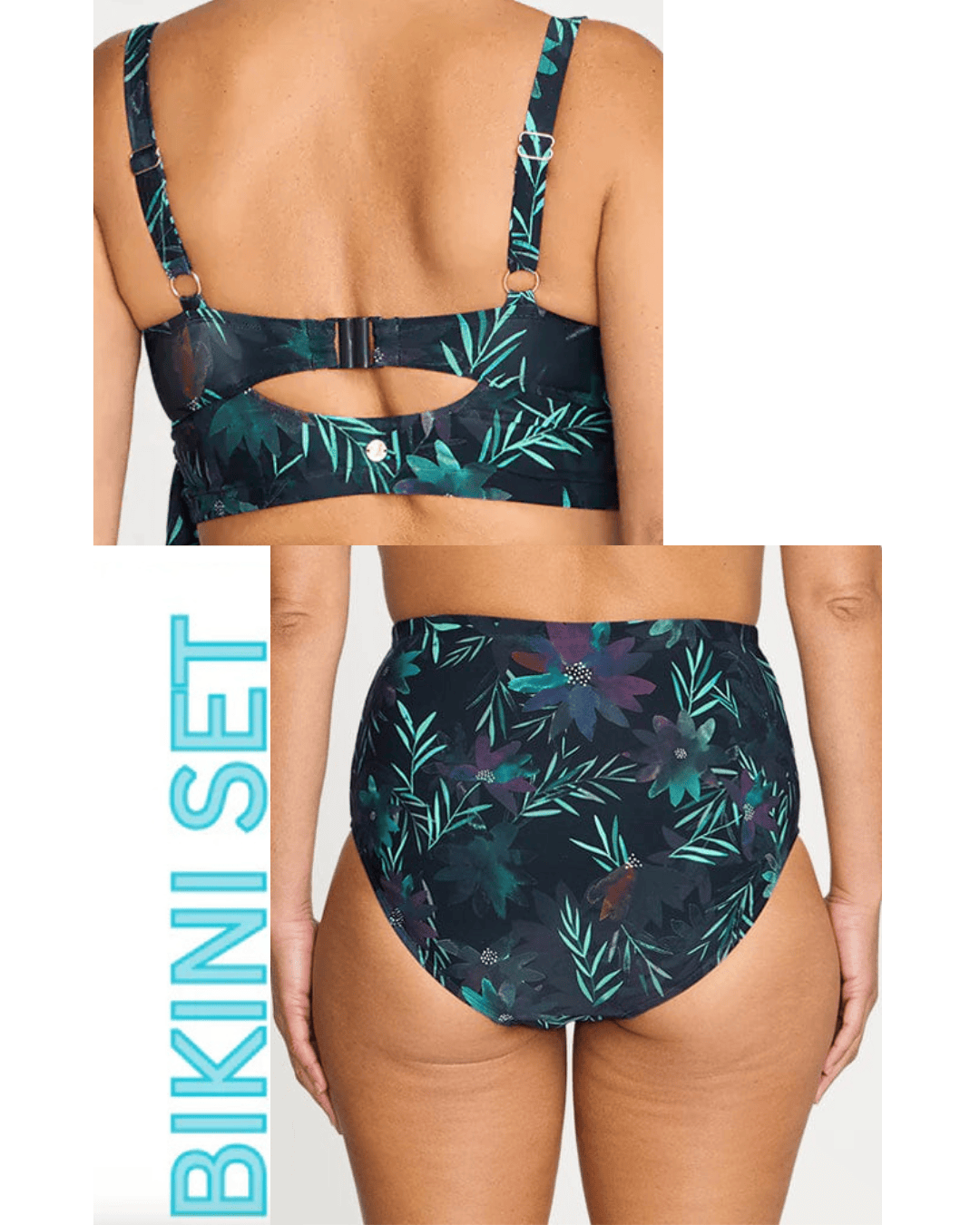 Artesands Artesands Lunafleur Hayes D/DD Underwire Bikini Top & Botticelli High Waist Swim Pant Artesands Lunafleur Hayes D/DD Underwire Bikini Top & Botticelli High Waist Swim Pant Splash Swimwear Bikini Set AU10/US6 / Navy