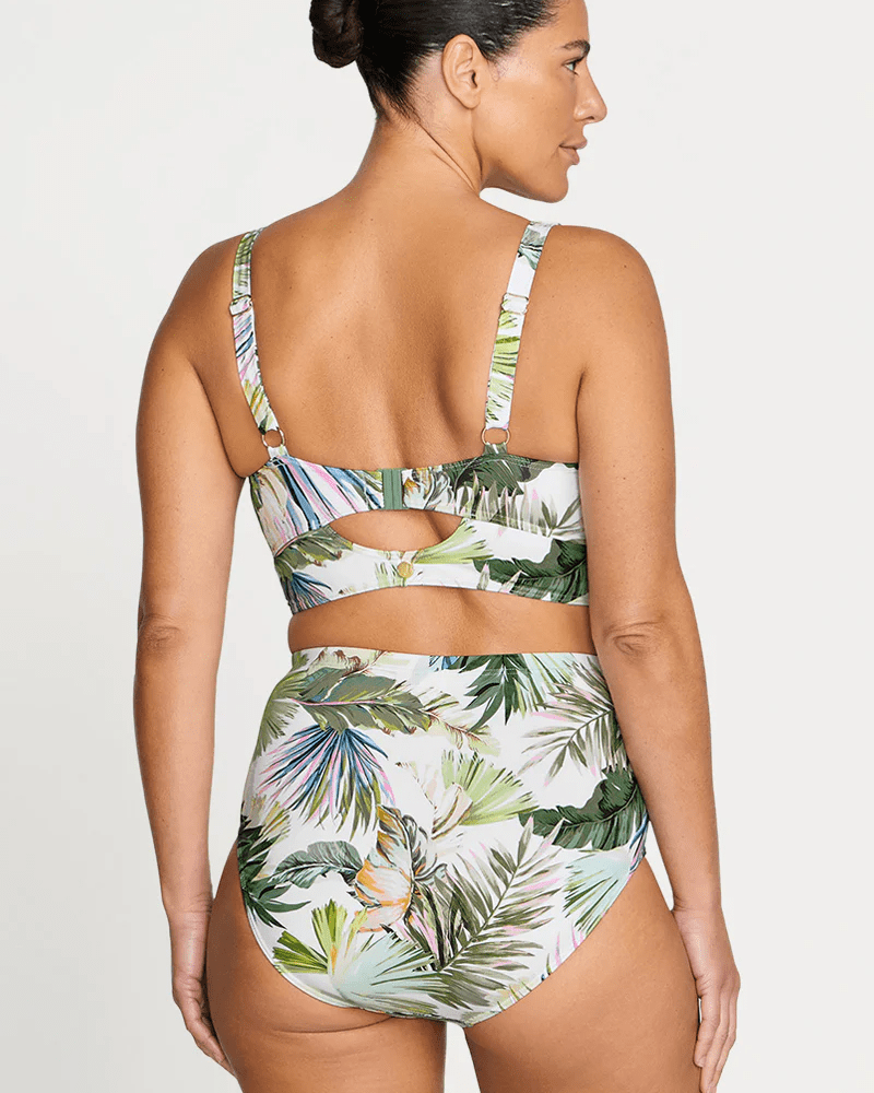 Artesands Artesands Lushara Cezanne D/DD Underwire Midriff Top & Botticelli High Waist Swim Pant Bikini Set - White AT3772LS+AT4705LS-14 Artesands Lushara Cezanne D/DD Underwire Midriff Top & Botticelli High Waist Swim Pant Bikini Set - White Splash Swimwear Bikini Set 14 35507691034905