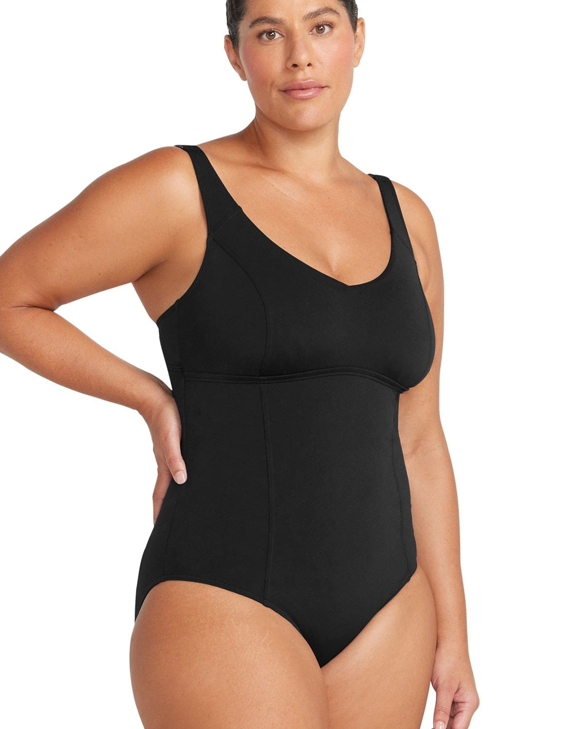 Artesands Artesands Natare Chlorine Resistant Turner Clip Back One Piece - Black Artesands Natare Chlorine Resistant Turner Clip Back One Piece - Black Splash Swimwear One Piece