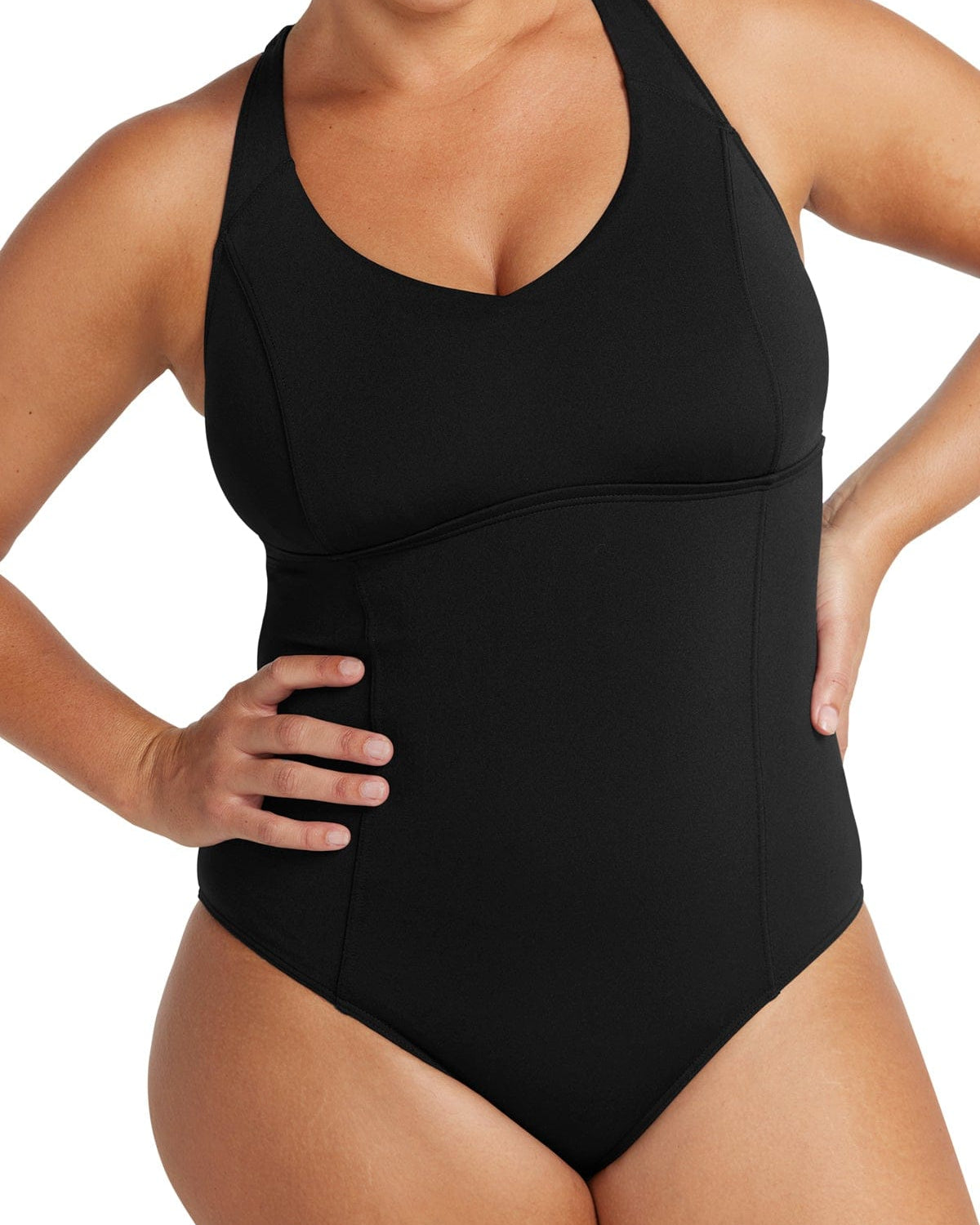 Artesands Artesands Natare Chlorine Resistant Turner Clip Back One Piece - Black Artesands Natare Chlorine Resistant Turner Clip Back One Piece - Black Splash Swimwear One Piece