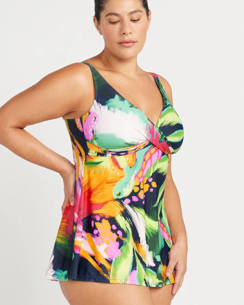 Artesands Chelona Delacroix Swimdress - Navy Artesands Chelona Delacroix Swimdress - Navy Splash Swimwear