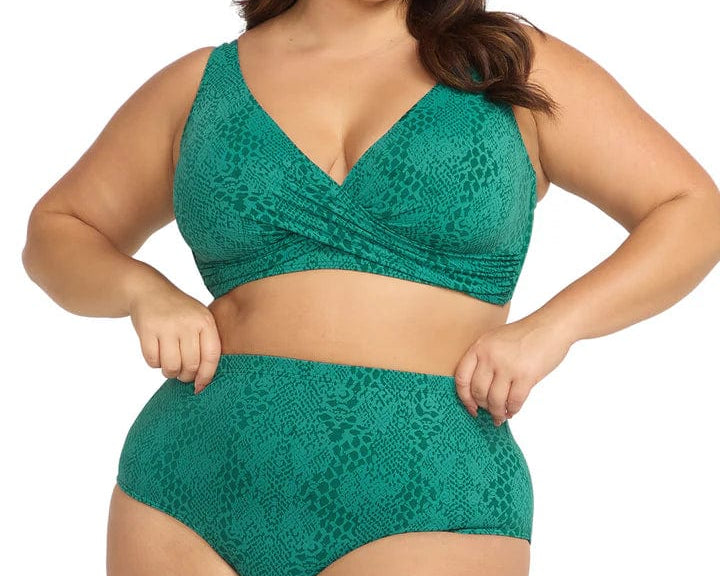 Artesands Bikini Bottoms Ekhis Renoir High Waist Pant - Green Artesands Ekhis Renoir High Waist Pant - Green