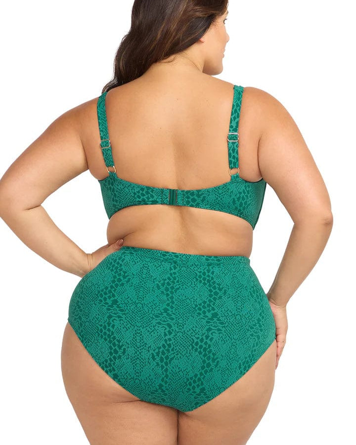Artesands Bikini Bottoms Ekhis Renoir High Waist Pant - Green Artesands Ekhis Renoir High Waist Pant - Green