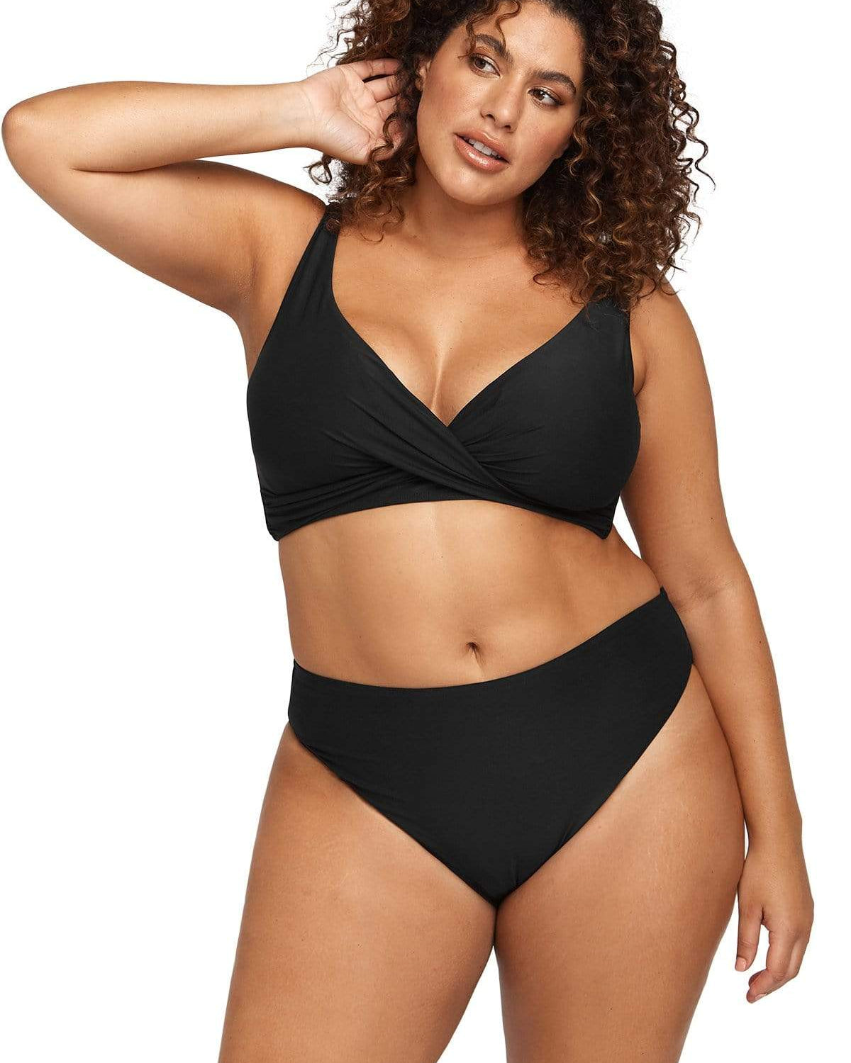 Artesands Hues Delacroix Bikini Top - Black Splash Swimwear Bikini Tops