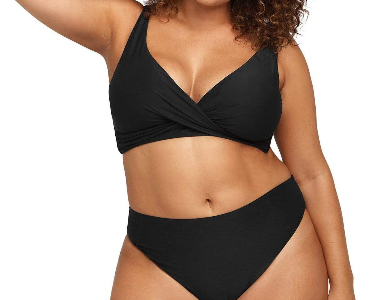 Artesands Hues Delacroix Bikini Top - Black Splash Swimwear Bikini Tops