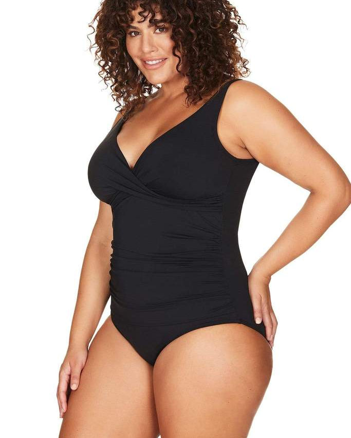 Artesands Hues Delacroix Cross Front One Piece Splash Swimwear One Pieces