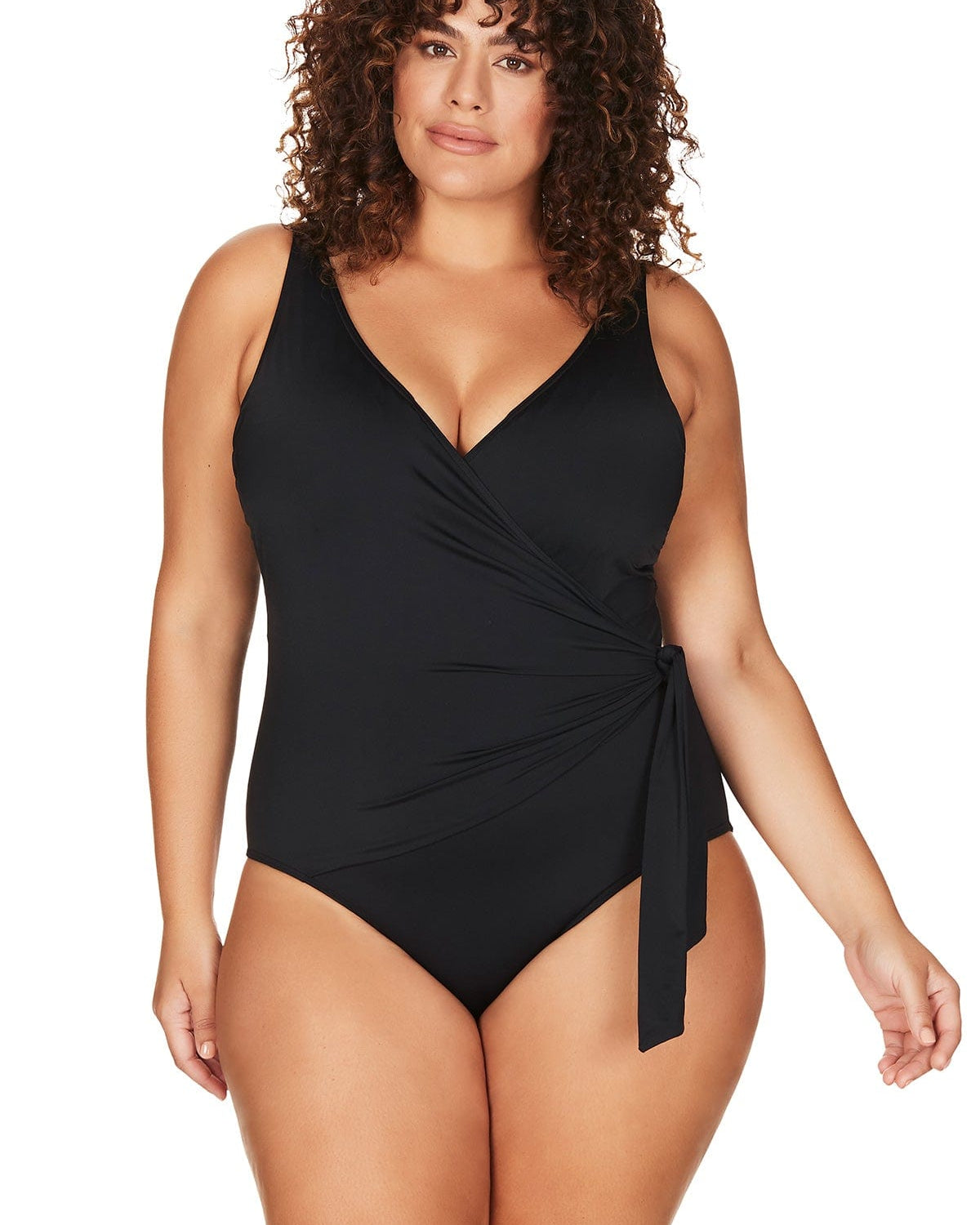 Artesands Hues Recycled Hayes Underwire One Piece - Black Splash Swimwear One Pieces